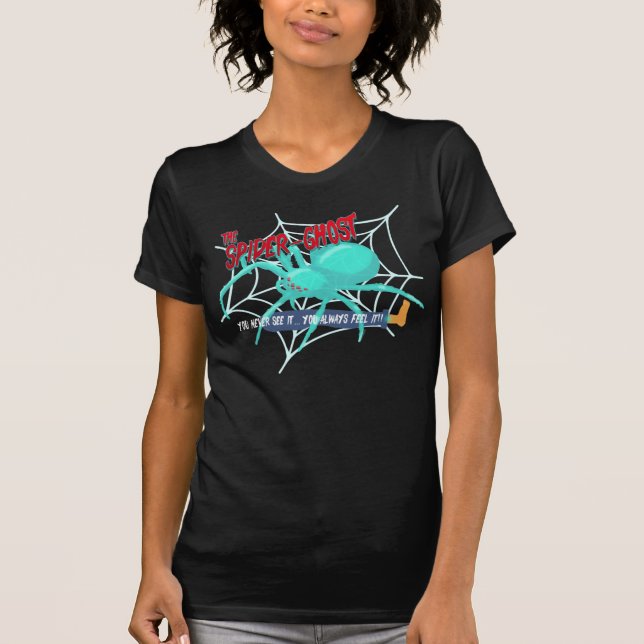 Camiseta O Fantasma Aranha do Halloween (Frente)