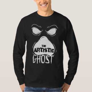 Camiseta O Fantasma Artístico Spooky Matando Halloween