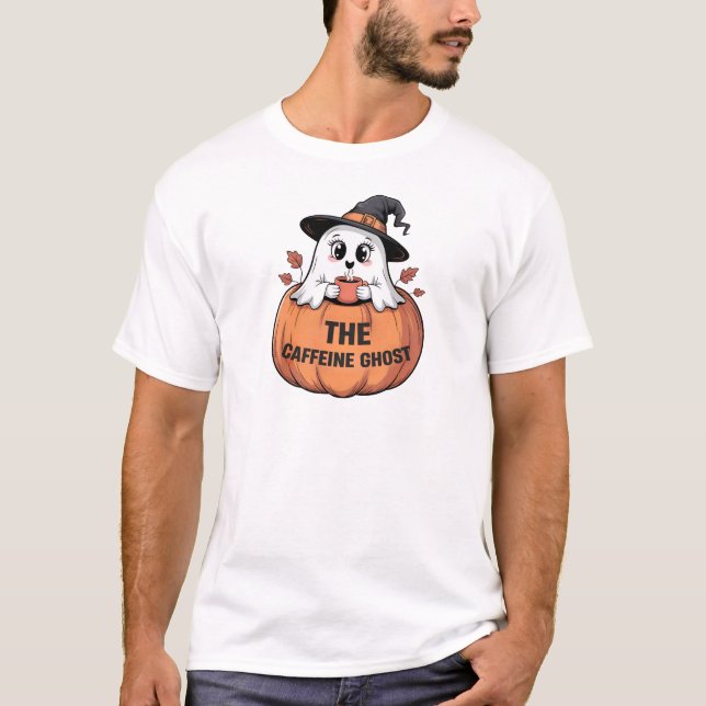 Camiseta O Fantasma da Caffeine (Frente)