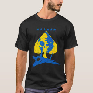 Camiseta O Fantasma De Kyiv Kiev Ucrânia Piloto De Caça Ás