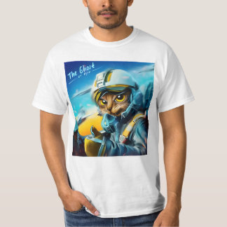Camiseta " O Fantasma Do Gato De Kiev Ucrânia Design Unisex