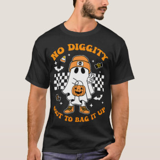 Camiseta O Fantasma Do Halloween Não Tem Diggência De Ir Am