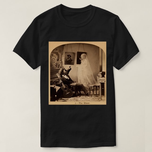 Camiseta O Fantasma - Foto do Estereoscópio (Frente do Design)