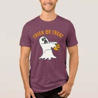 Camiseta O Fantasma Mais Fofo de Trick-or-Treat para o Hall