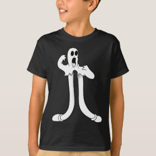 Camiseta O Fantasma Palhaço Dividiu O Trabalho Negra