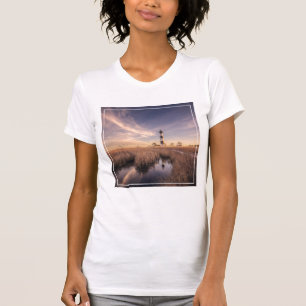 Camiseta O Farol Da Ilha Bodie No Sunset