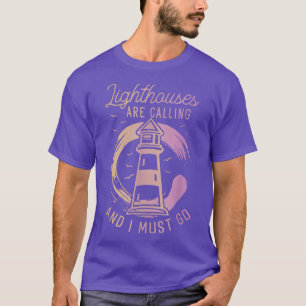 Camiseta O Farol Está Ligando E Eu Tenho Que Ir Engraçado L