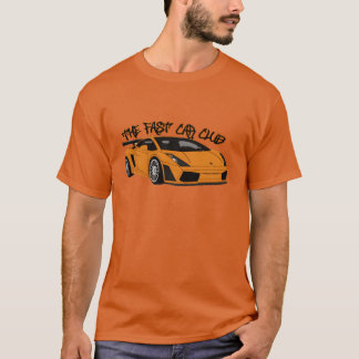 Camiseta O Fast Car Club família retrô
