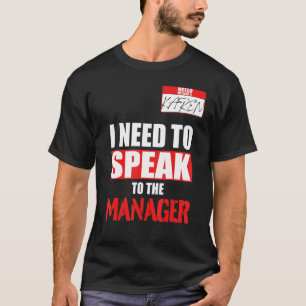 Camiseta O Fato De Karen Halloween Que Preciso Falar Com O 