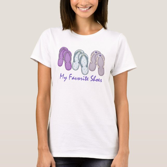 Camiseta O favorito calça o T (Frente)