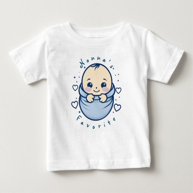 Camiseta O favorito de Nonna (Frente)
