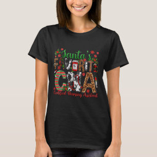 Camiseta O Favorito de Papai Noel Cna Enfermagem Certificad
