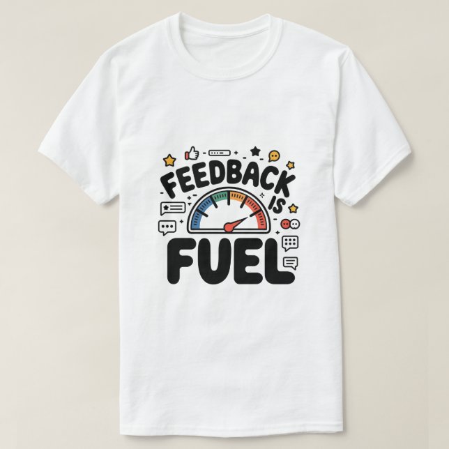 Camiseta O Feedback É Um Designer Ui Ux Engraçado De Combus (Frente do Design)