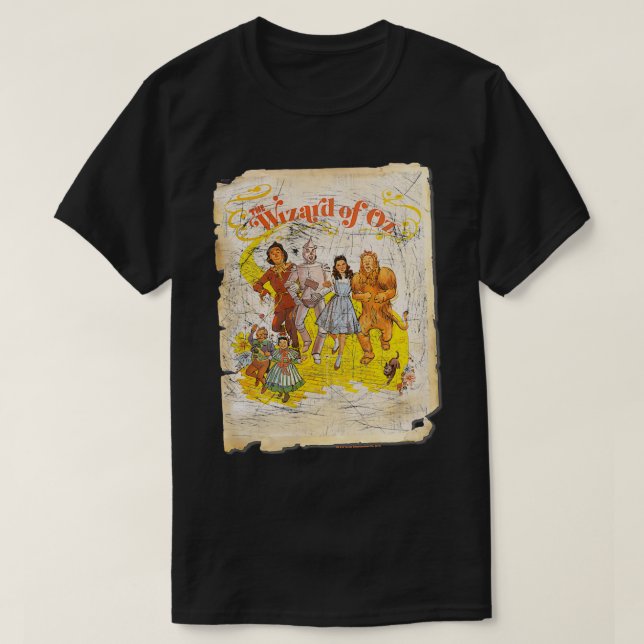 Camiseta O Feiticeiro da Poster de Oz (Frente do Design)