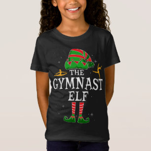 Camiseta O Feliz Elfo da Família Correspondendo Engraçado
