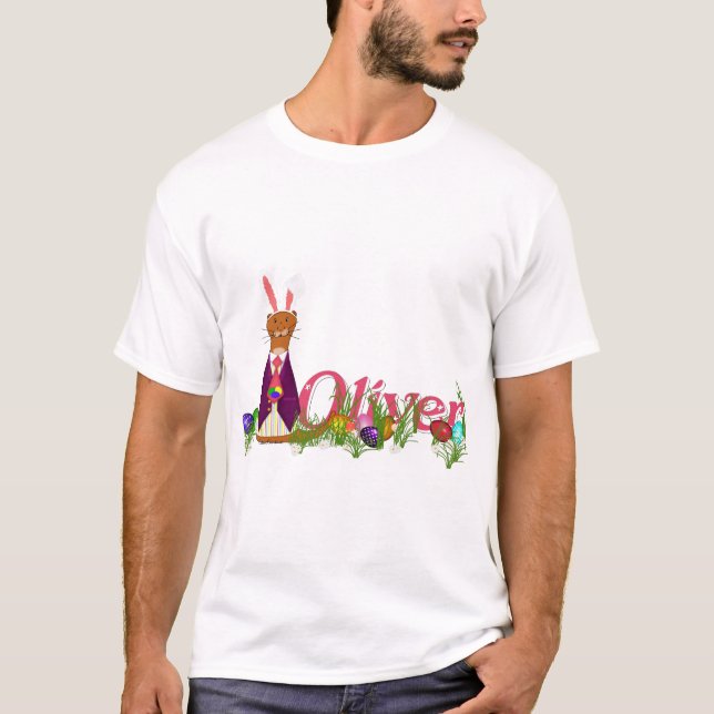 Camiseta O felz pascoa Oliver (Frente)