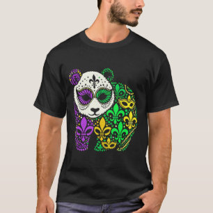 Camiseta O festival de festas de Panda Mardi Gras me vence