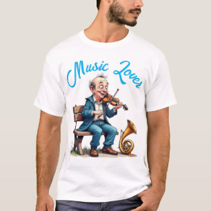 Camiseta O Fiddler Feliz & a Tuba Instável