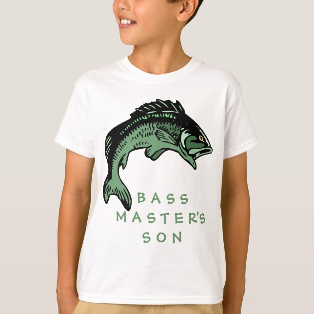 Camiseta O filho do mestre baixo (Frente)