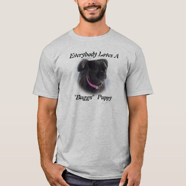 Camiseta O filhote de cachorro de "Buggs" (Frente)