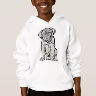 Camiseta O filhote de cachorro de Dogue de Bordéus caçoa 