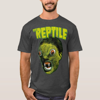 Camiseta O Filme De Horror De Cura Clássica E Réptil