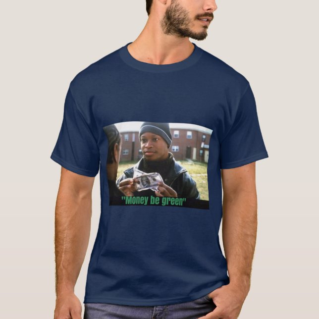Camiseta O Fio Dinheiro é verde (Frente)