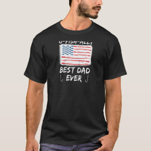 Camiseta O Fish Ally Melhor Pai Já Pescado Pavilhão da Amér