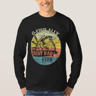 Camiseta O-Fish-Ally Melhor Pai Pescador De Humor De Peixes