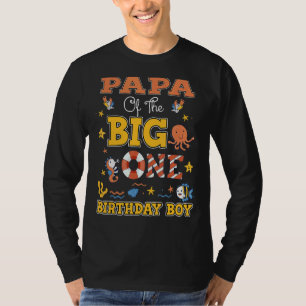 Camiseta O Fish Ally One Birthday Passear Papa Do Aniversár