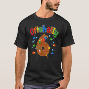 Camiseta O Fish Ally Seis Roupa De Aniversário De 6 Anos