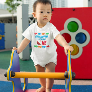 Camiseta O-Fish-Ally Um primeiro aniversario De Pesca