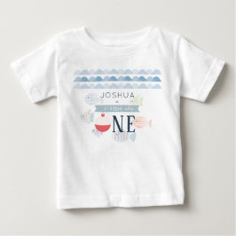 Camiseta O-fish-almente Um Menino Pescador Aniversário de 1
