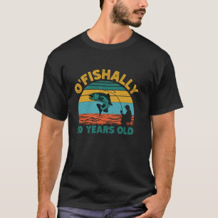 Camiseta O Fishally 50 anos Pescador 50º aniversário Fi