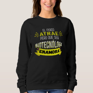 Camiseta O Físico Atrai Mas Ser Biotecnóloga Enamora