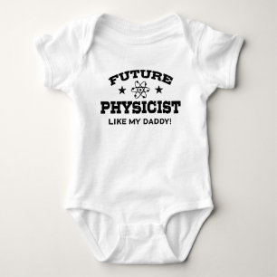 Camiseta O físico futuro gosta de meu pai