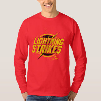 Camiseta O Flash | Gráfico "Relâmpagos"