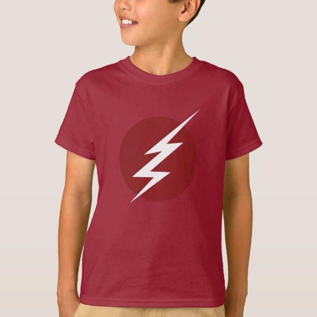 Camiseta O Flash | Logotipo do parafuso de relâmpago (Frente)