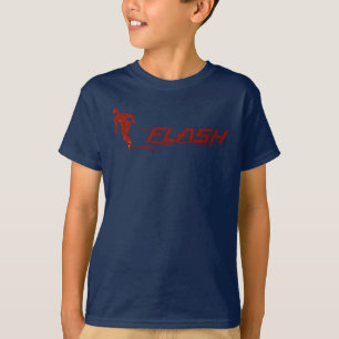 Camiseta O Flash Logotipo do Super Hero Name