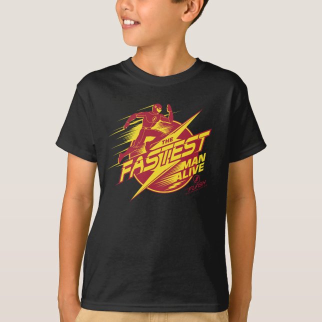 Camiseta O Flash | O Homem Mais Vivo (Frente)