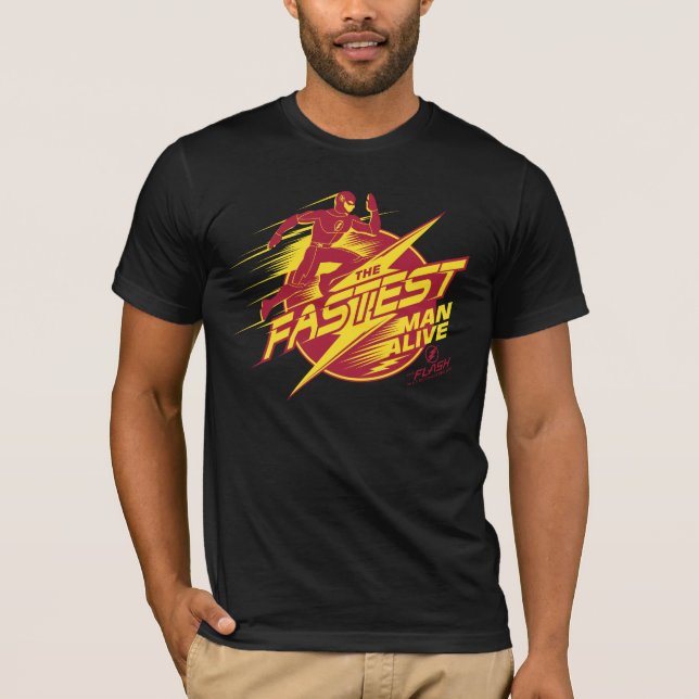 Camiseta O Flash | O Homem Mais Vivo (Frente)