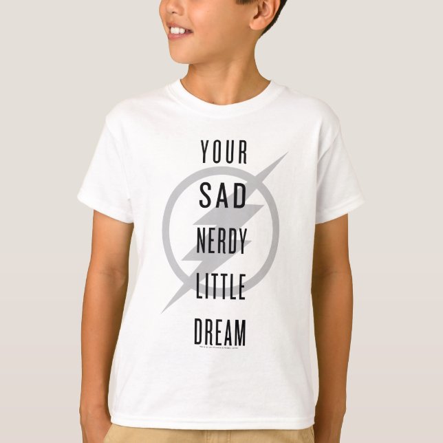 Camiseta O Flash | "Seu Pequeno Sonho Triste" (Frente)