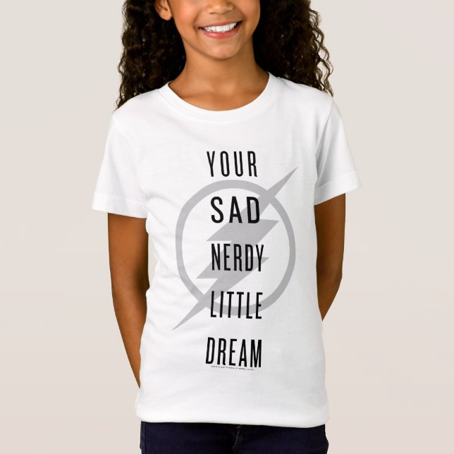 Camiseta O Flash | "Seu Pequeno Sonho Triste" (Frente)