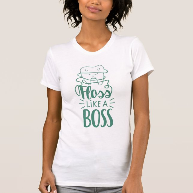 Camiseta O Floss gosta de um chefe (Frente)
