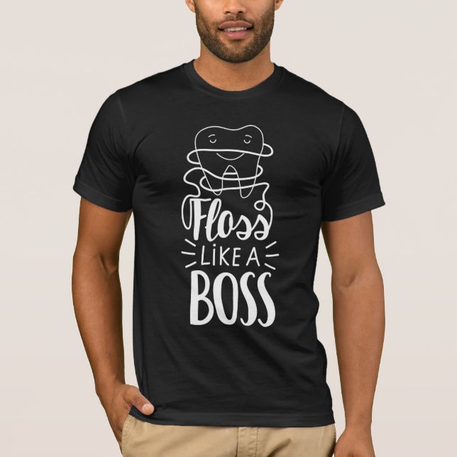 Camiseta O Floss gosta de um chefe (Frente)