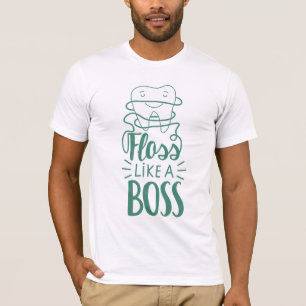 Camiseta O Floss gosta de um chefe