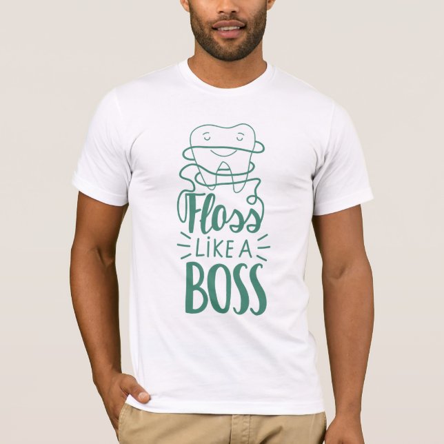 Camiseta O Floss gosta de um chefe (Frente)