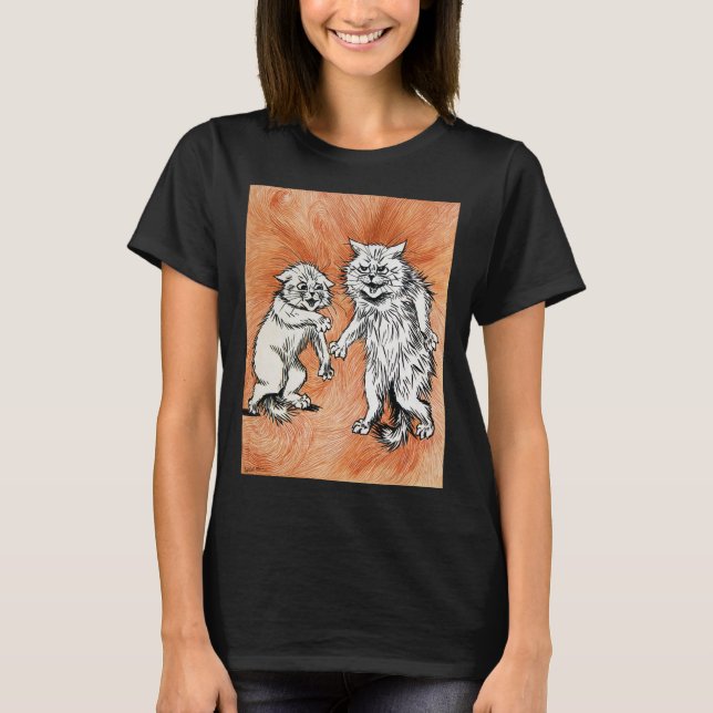 Camiseta O fogo da mente, Louis Wain (Frente)