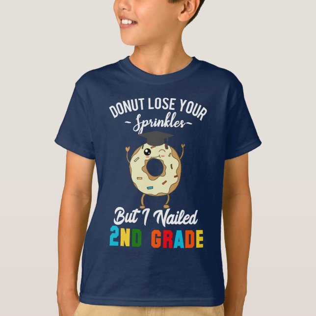 Camiseta Ò formando engraçado da rosquinha da graduação da (Frente)