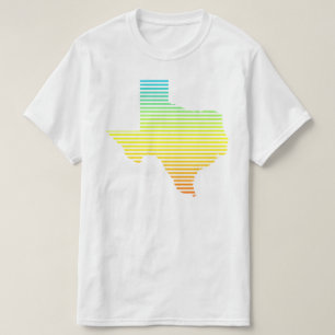 Camiseta o frio de texas desvanece-se